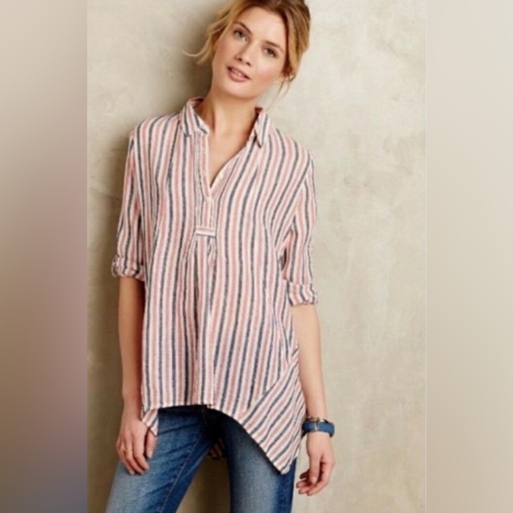 Anthropologie Isabella Sinclair Linen Shirt